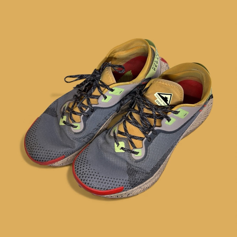 Nike Pegasus Trail 2 Gore-Tex Smoke Grey Running Shoes Mens Size 12